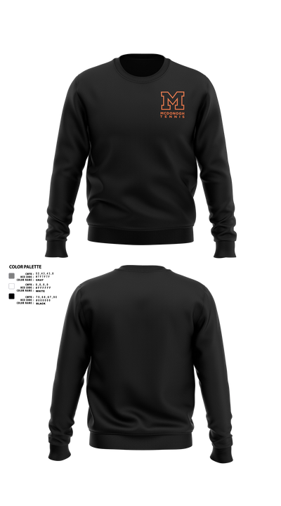 Mcdonogh Girls Tennis Crew Neck Sweatshirt - 25