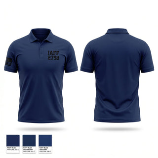 Short Sleeve Performance Polo, IAFF 2758, Fire Department, Teamtime, Team time, sublimation, custom sports apparel, team uniforms, spirit wear, spiritwear, sports uniforms, custom shirts, team store, custom team store, fundraiser sports, apparel fundraiser