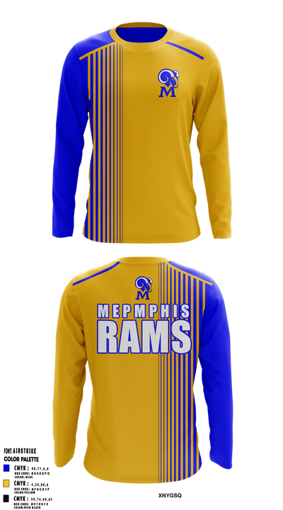 Memphis Rams 44971969 Long Sleeve Performance Shirt 4
