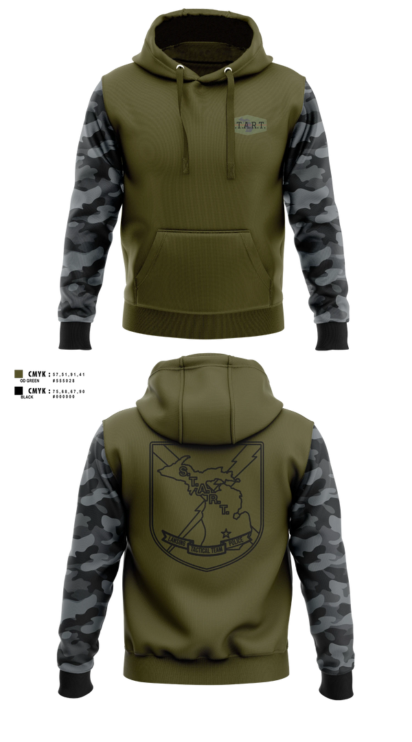 Hoodie, S.T.A.R.T, Police, Teamtime, Team time, sublimation, custom sports apparel, team uniforms, spirit wear, spiritwear, sports uniforms, custom shirts, team store, custom team store, fundraiser sports, apparel fundraiser