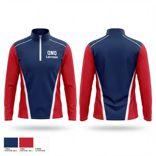 Quarter Zip Jacket, QNQ Lacrosse, Men's Lacrosse, Teamtime, Team time, sublimation, custom sports apparel, team uniforms, spirit wear, spiritwear, sports uniforms, custom shirts, team store, custom team store, fundraiser sports, apparel fundraiser