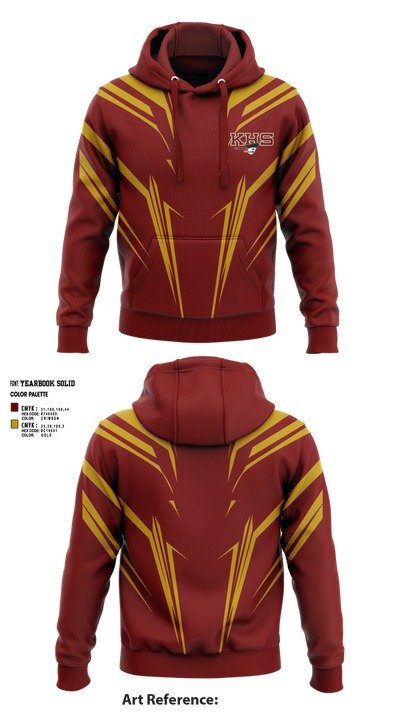 Kingston High School Cheer 38639250 Hoodie - 1
