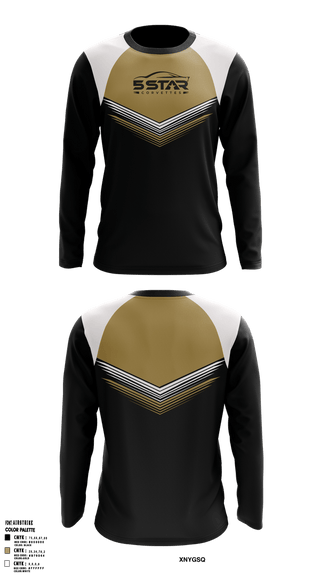 Long Sleeve Performance Shirt, 5 Star Corvettes, , Teamtime, Team time, sublimation, custom sports apparel, team uniforms, spirit wear, spiritwear, sports uniforms, custom shirts, team store, custom team store, fundraiser sports, apparel fundraiser