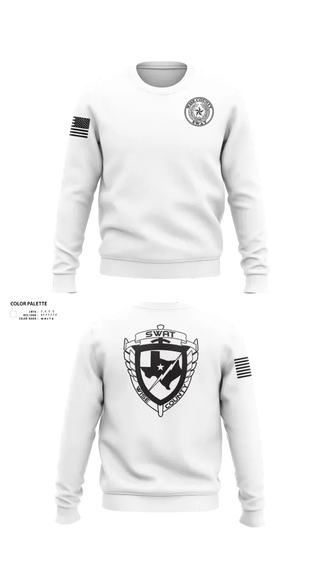 Crew Neck Sweatshirt, Wise County SWAT, Police, Teamtime, Team time, sublimation, custom sports apparel, team uniforms, spirit wear, spiritwear, sports uniforms, custom shirts, team store, custom team store, fundraiser sports, apparel fundraiser