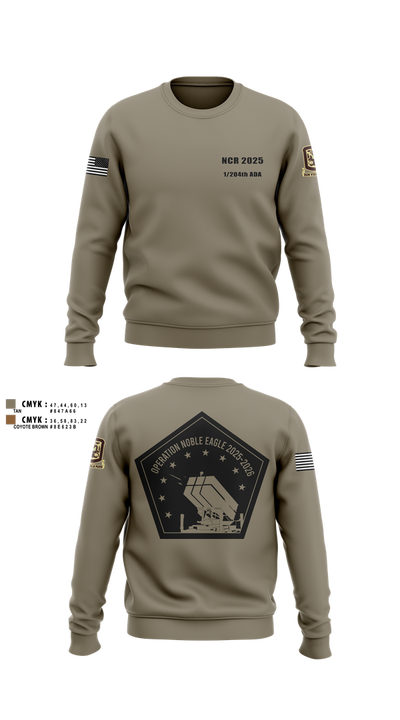 1/204th ADA 3113365 Crew Neck Sweatshirt - 1