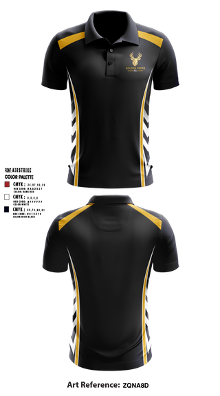Short Sleeve Performance Polo, Golden Deers FC, Men's Soccer, Teamtime, Team time, sublimation, custom sports apparel, team uniforms, spirit wear, spiritwear, sports uniforms, custom shirts, team store, custom team store, fundraiser sports, apparel fundraiser