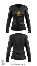 4th/104th BN (CA/PO) 7380170 Women's Long Sleeve V-neck Shirt - 9