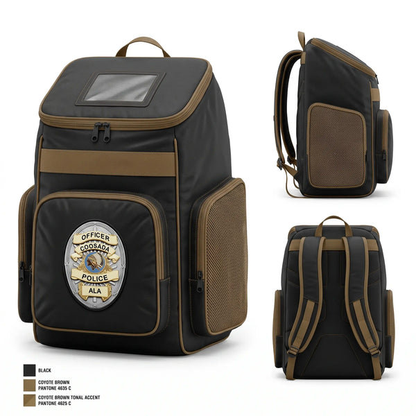 Gear Bag, Coosada Police Department, Police, Teamtime, Team time, sublimation, custom sports apparel, team uniforms, spirit wear, spiritwear, sports uniforms, custom shirts, team store, custom team store, fundraiser sports, apparel fundraiser
