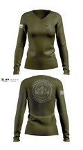 Forest Heights Police 28601900 Women's Long Sleeve V-neck Shirt - 101