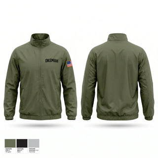 Windbreaker, Okemah, Police, Teamtime, Team time, sublimation, custom sports apparel, team uniforms, spirit wear, spiritwear, sports uniforms, custom shirts, team store, custom team store, fundraiser sports, apparel fundraiser