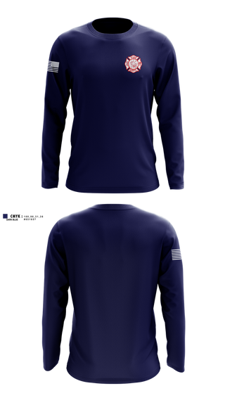 Long Sleeve Performance Shirt, Buna volunteered fire, , Teamtime, Team time, sublimation, custom sports apparel, team uniforms, spirit wear, spiritwear, sports uniforms, custom shirts, team store, custom team store, fundraiser sports, apparel fundraiser