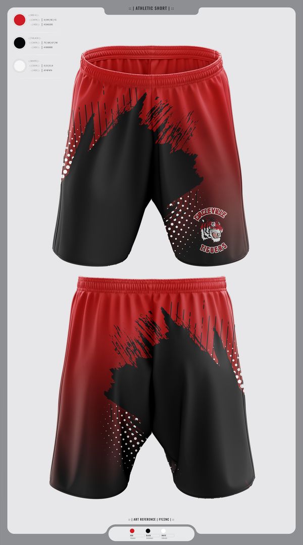 Athletic Shorts With Pockets, Circleville Tigers, Spirit Store, Teamtime, Team time, sublimation, custom sports apparel, team uniforms, spirit wear, spiritwear, sports uniforms, custom shirts, team store, custom team store, fundraiser sports, apparel fundraiser