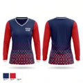 YOUNG GUNS Women's Long Sleeve V-neck Shirt - 1