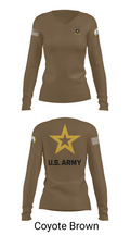 University of Toledo Army Marksmanship Unit 95742667 Women's Long Sleeve V-neck Shirt - 17