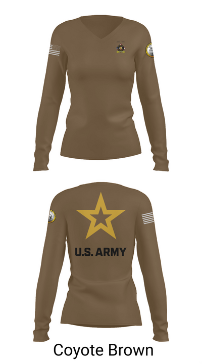 University of Toledo Army Marksmanship Unit 95742667 Women's Long Sleeve V-neck Shirt - 17