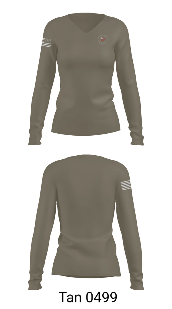Womens Long Sleeve Vneck Shirt, Portsmouth PD, Police, Teamtime, Team time, sublimation, custom sports apparel, team uniforms, spirit wear, spiritwear, sports uniforms, custom shirts, team store, custom team store, fundraiser sports, apparel fundraiser