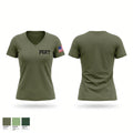 PERT Women's Short Sleeve V-neck Shirt - 1