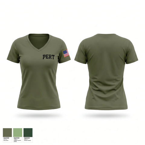 Womens Short Sleeve Vneck Shirt, PERT, Marines, Teamtime, Team time, sublimation, custom sports apparel, team uniforms, spirit wear, spiritwear, sports uniforms, custom shirts, team store, custom team store, fundraiser sports, apparel fundraiser