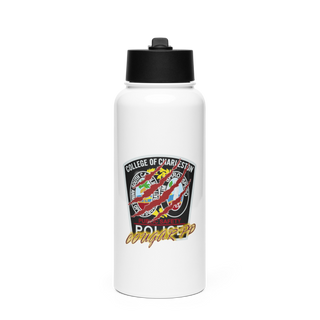 COC Police 82227335 Stainless Steel Water Bottle with a Straw Lid