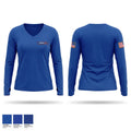 Central EMS Women's Long Sleeve V-neck Shirt - 1