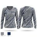 Farragut Track Club Women's Long Sleeve V-neck Shirt - 1