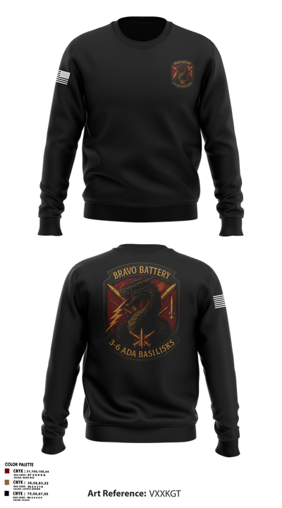 Bravo 3-6 ADA 76703101 Crew Neck Sweatshirt - 110