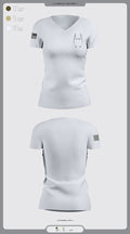 Bat 52572723 Women's Short Sleeve V-neck Shirt - 3