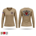 MFRC 58292766 Women's Long Sleeve V-neck Shirt - 1