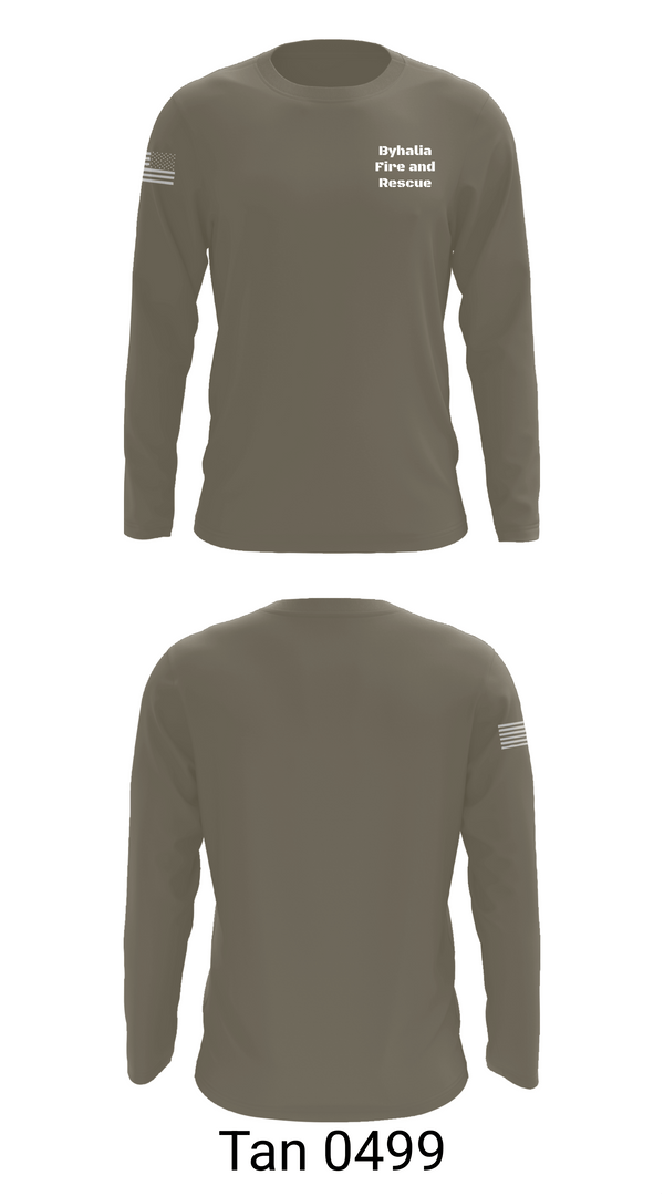 Long Sleeve Performance Shirt, Byhalia Fire and Rescue, Fire Department, Teamtime, Team time, sublimation, custom sports apparel, team uniforms, spirit wear, spiritwear, sports uniforms, custom shirts, team store, custom team store, fundraiser sports, apparel fundraiser