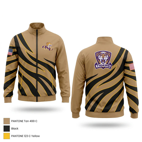 Windbreaker, Olivet Nazarene University, Army, Teamtime, Team time, sublimation, custom sports apparel, team uniforms, spirit wear, spiritwear, sports uniforms, custom shirts, team store, custom team store, fundraiser sports, apparel fundraiser