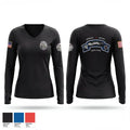 ECF Sniper team 1443907 Women's Long Sleeve V-neck Shirt - 1