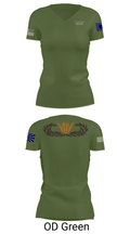 KISARAZU COMBAT TRAINING UNIT Women's Short Sleeve V-neck Shirt - 48