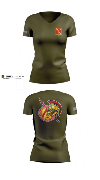 Womens Short Sleeve Vneck Shirt, 135th FSC, Army, Teamtime, Team time, sublimation, custom sports apparel, team uniforms, spirit wear, spiritwear, sports uniforms, custom shirts, team store, custom team store, fundraiser sports, apparel fundraiser
