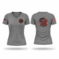 Battles Fire Department Women's Short Sleeve V-neck Shirt - 1