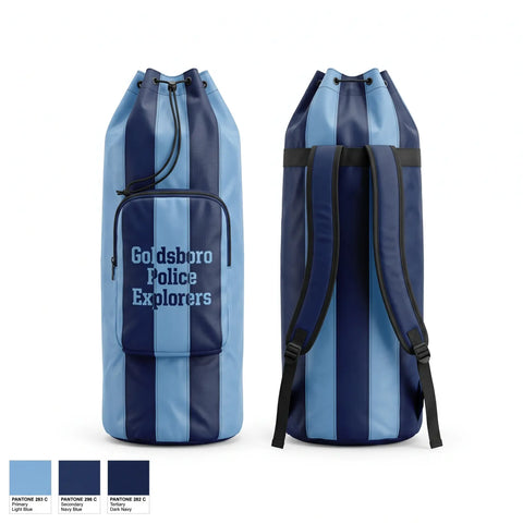 Gear Bag, Goldsboro Police Explorers, Police, Teamtime, Team time, sublimation, custom sports apparel, team uniforms, spirit wear, spiritwear, sports uniforms, custom shirts, team store, custom team store, fundraiser sports, apparel fundraiser