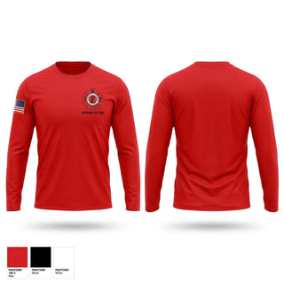 Long Sleeve Performance Shirt, Kaukauna Professional Firefighters Local 1594, Fire Department, Teamtime, Team time, sublimation, custom sports apparel, team uniforms, spirit wear, spiritwear, sports uniforms, custom shirts, team store, custom team store, fundraiser sports, apparel fundraiser