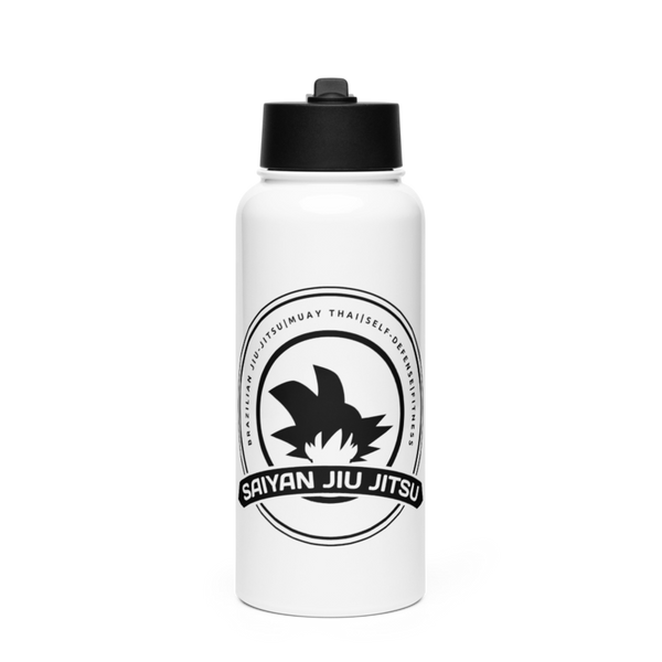 Saiyan Jiu Jitsu 46125139 Stainless Steel Water Bottle with a Straw Lid