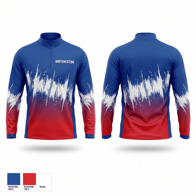 Northwestern 4335668 Quarter Zip Jacket - 1