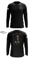 Williamson County K-9 Unit 61975120 Long Sleeve Performance Shirt - 14