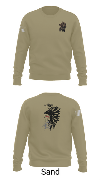 Crew Neck Sweatshirt, 101st airborne 1-327, Army, Teamtime, Team time, sublimation, custom sports apparel, team uniforms, spirit wear, spiritwear, sports uniforms, custom shirts, team store, custom team store, fundraiser sports, apparel fundraiser