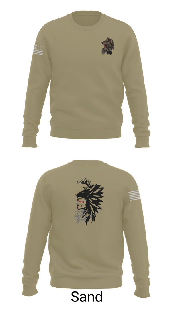 Crew Neck Sweatshirt, 101st airborne 1-327, Army, Teamtime, Team time, sublimation, custom sports apparel, team uniforms, spirit wear, spiritwear, sports uniforms, custom shirts, team store, custom team store, fundraiser sports, apparel fundraiser