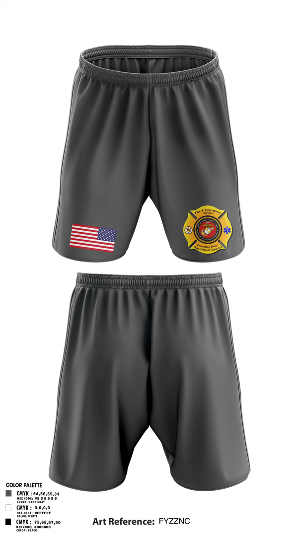 Athletic Shorts With Pockets, Marine Corps Mountain Warfare Training Center Fire Department, , Teamtime, Team time, sublimation, custom sports apparel, team uniforms, spirit wear, spiritwear, sports uniforms, custom shirts, team store, custom team store, fundraiser sports, apparel fundraiser