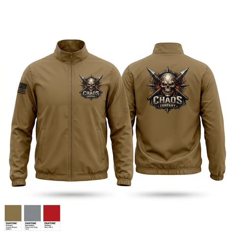 Windbreaker, Chaos Company, Army, Teamtime, Team time, sublimation, custom sports apparel, team uniforms, spirit wear, spiritwear, sports uniforms, custom shirts, team store, custom team store, fundraiser sports, apparel fundraiser