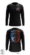 Chaos squad fire and Ice Long Sleeve Performance Shirt - 5