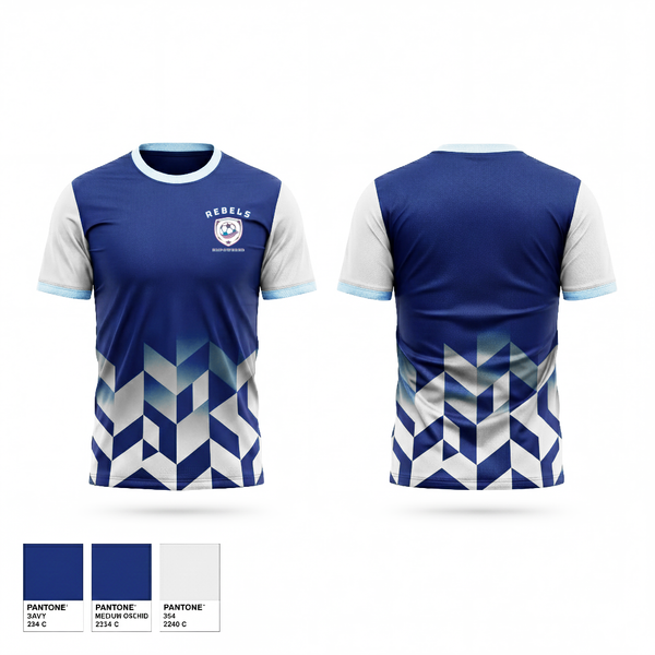 Old School Cotton Feel Shirt, Rebels, Women's Soccer, Teamtime, Team time, sublimation, custom sports apparel, team uniforms, spirit wear, spiritwear, sports uniforms, custom shirts, team store, custom team store, fundraiser sports, apparel fundraiser
