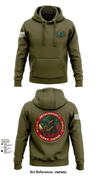 Hoodie, Detachment 1, 24th MDSB, , Teamtime, Team time, sublimation, custom sports apparel, team uniforms, spirit wear, spiritwear, sports uniforms, custom shirts, team store, custom team store, fundraiser sports, apparel fundraiser