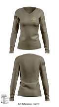 Law Enforcement Support Service of Texas 58643369 Women's Long Sleeve V-neck Shirt - 102