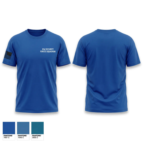 Old School Cotton Feel Shirt, 61st security forces squadron, Air Force, Teamtime, Team time, sublimation, custom sports apparel, team uniforms, spirit wear, spiritwear, sports uniforms, custom shirts, team store, custom team store, fundraiser sports, apparel fundraiser
