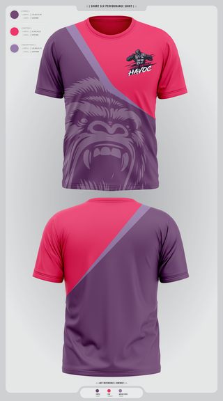 Short Sleeve Performance Shirt, West texas Havoc, Baseball, Teamtime, Team time, sublimation, custom sports apparel, team uniforms, spirit wear, spiritwear, sports uniforms, custom shirts, team store, custom team store, fundraiser sports, apparel fundraiser