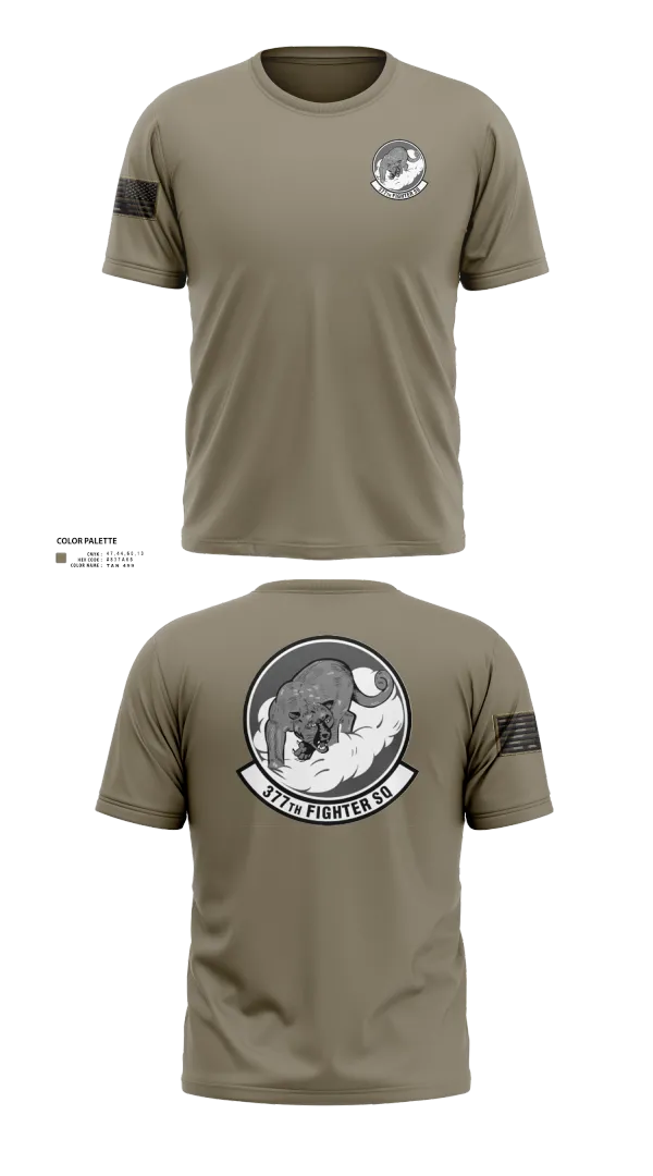 Short Sleeve Performance Shirt, 377 Fighter Generation Squadron, , Teamtime, Team time, sublimation, custom sports apparel, team uniforms, spirit wear, spiritwear, sports uniforms, custom shirts, team store, custom team store, fundraiser sports, apparel fundraiser